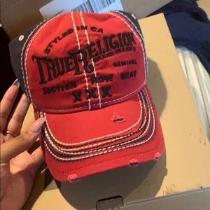 True religion baseball cap
